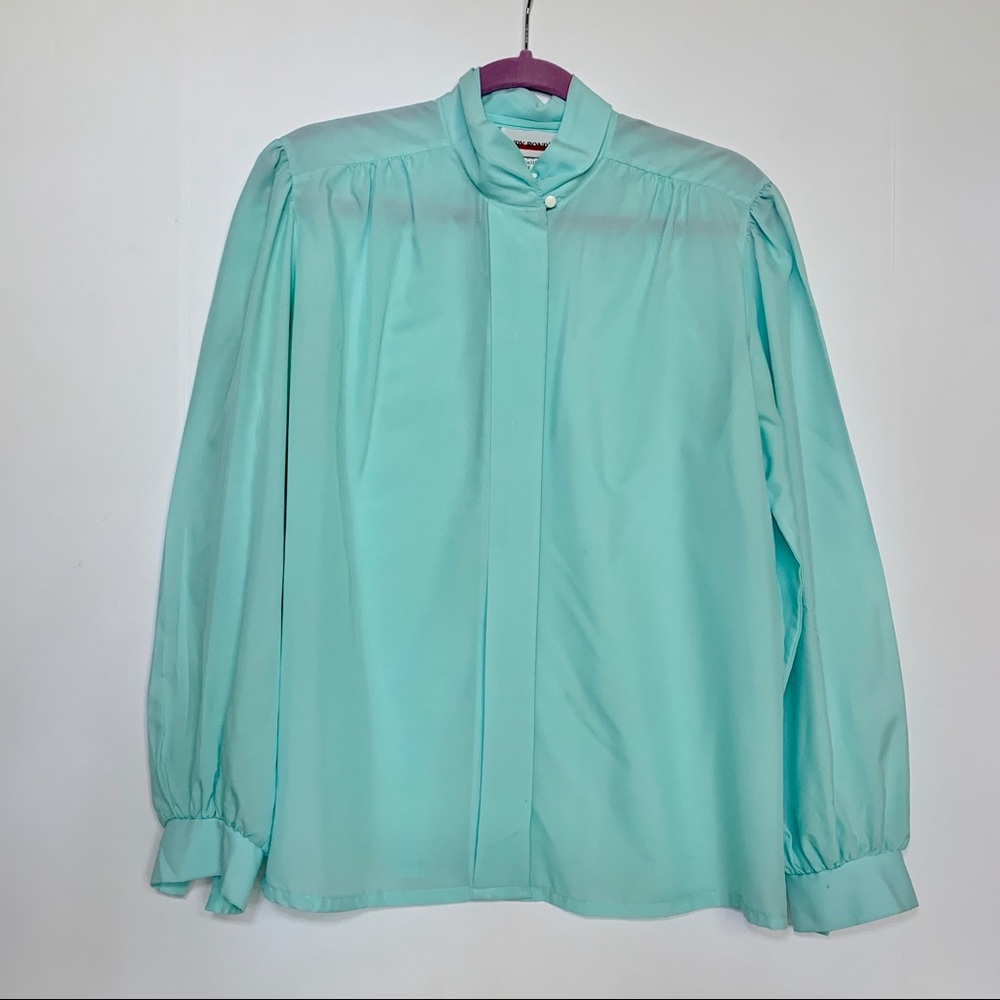 Vintage Judy Bond Long Sleeve Blouse
